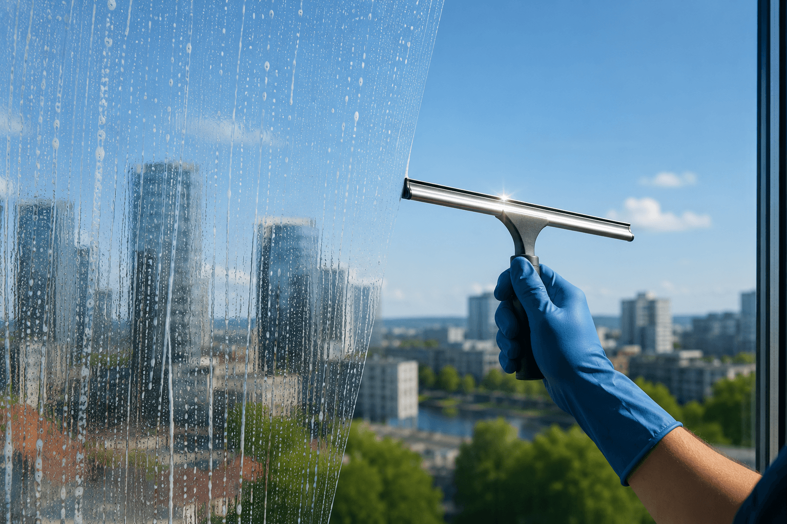 Streak-Free Windows: Why Professional Glass Cleaning Beats DIY